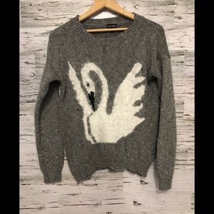 Love & Liberty swan sweater
